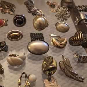 CLIP ON EARRINGS; ONE PRICE; APPROX. 64 PRS.